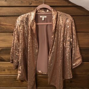 Rose gold Sequin jacket
